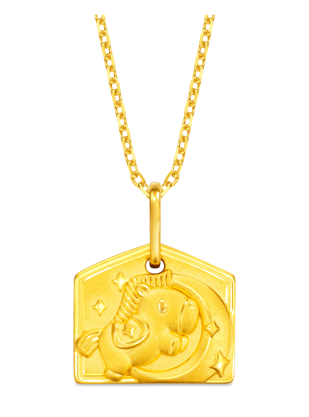 Chow Tai Fook Wishing Ema 999 Gold Pendant (Chain Not Included)
