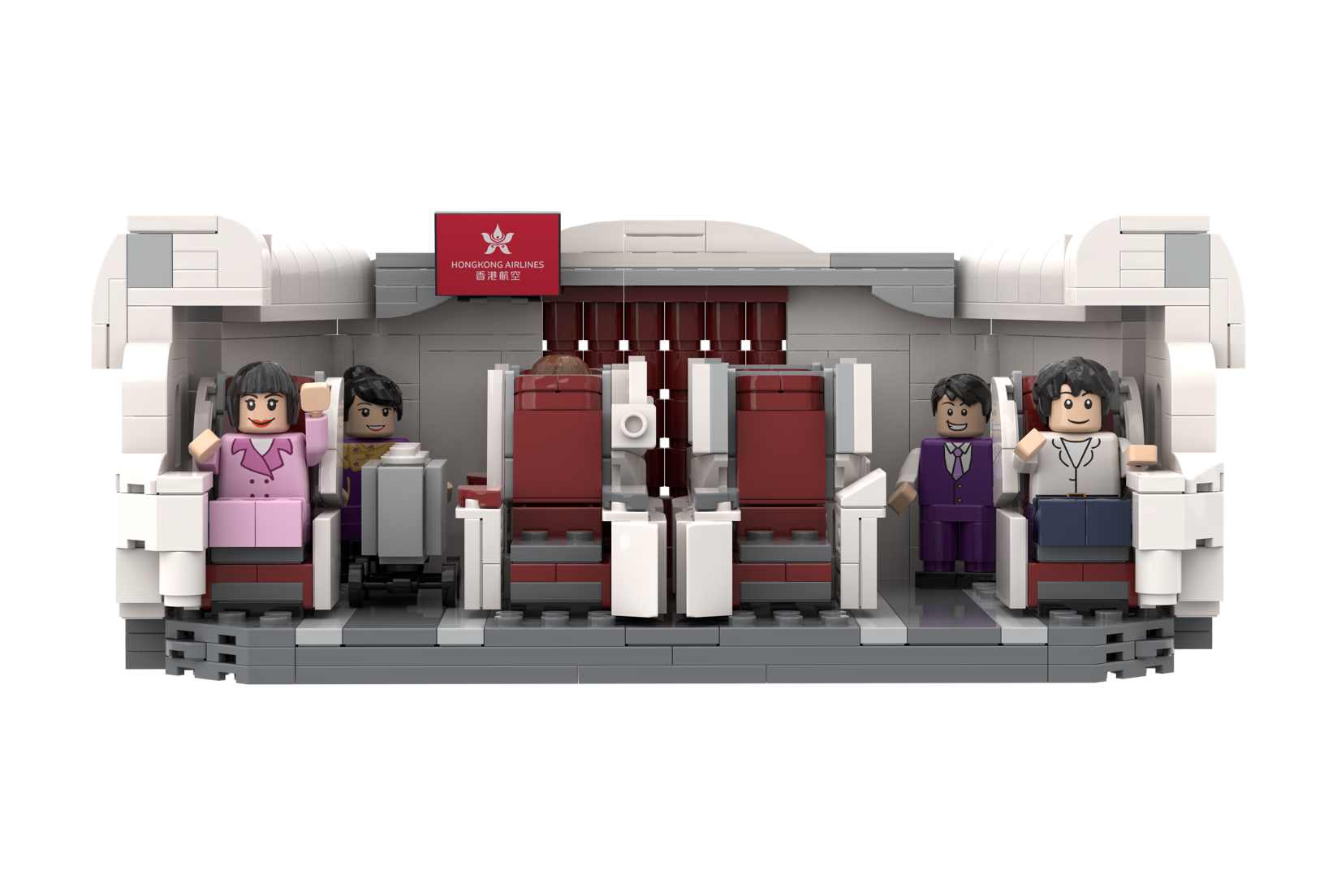 Hong Kong Airlines Business Class Cabin Brick Set